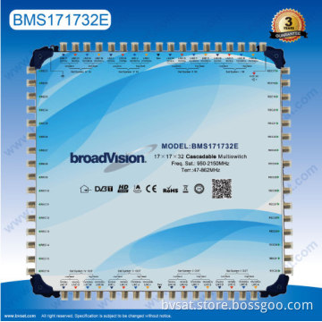 Multi Satellite Tv Installation System Bms171732e Cascade Multiswitch 